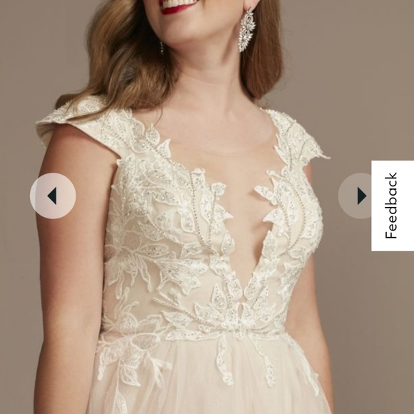 Wedding Dress and Veil - Picture 3 of 4